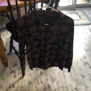 Top shop flannel top